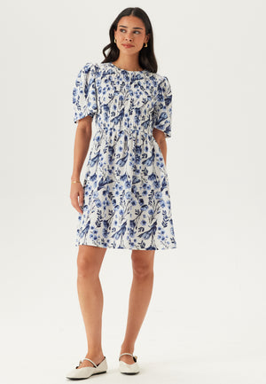 Butterfly Sleeve Short Dress