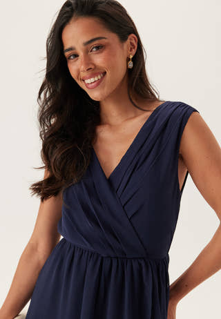 High-Low Sleeveless Chiffon Dress