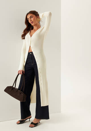 Knitted Cardigan Dress