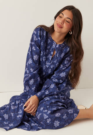 Smock Midi Dress