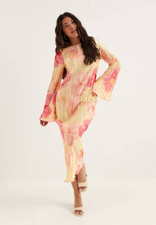Pleated Frill Dress