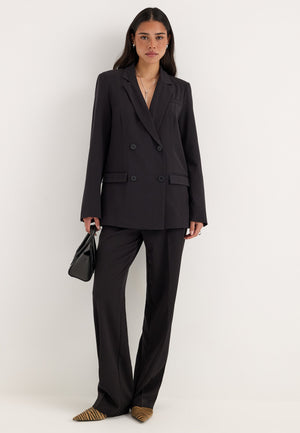 Double Breasted Blazer Black