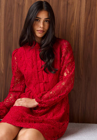 Frill Lace Dress