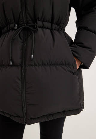 Padded Down Jacket Black
