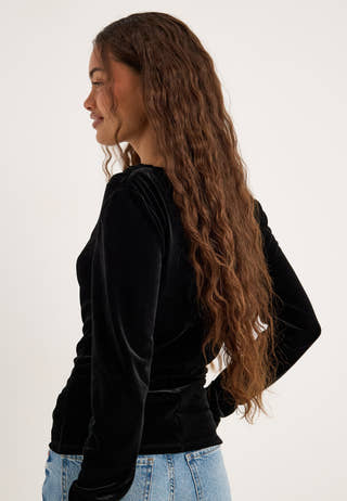 Velvet Top Black