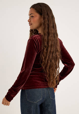 Velvet Top Red