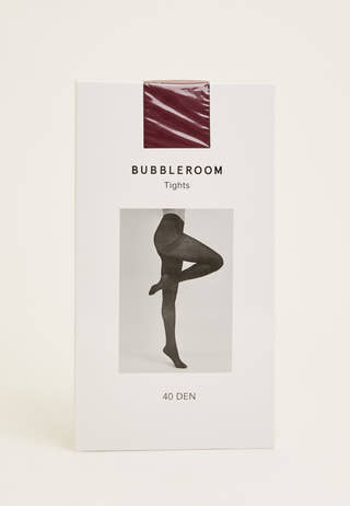 40 DEN Tights Red