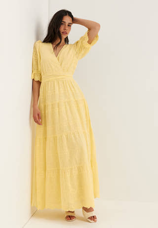 Broderie Anglaise Maxi Dress