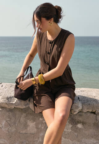 Linen Vest
