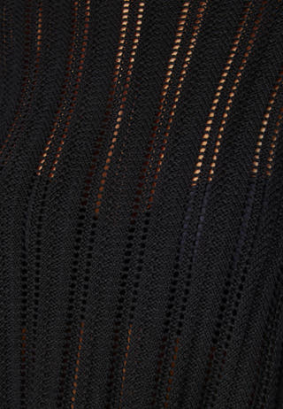Boat Neck Structure Knitted Sweater