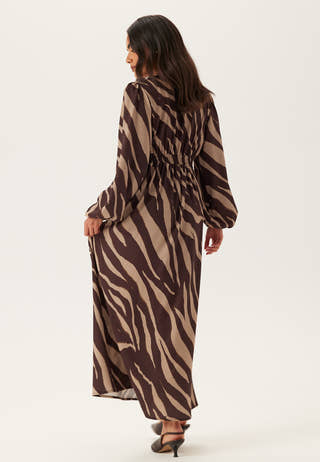Balloon Sleeve Maxi Dress