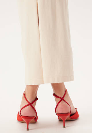 Bow Low heel Strap Sandal
