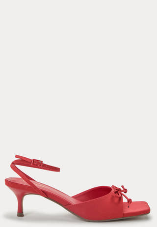 Bow Low heel Strap Sandal