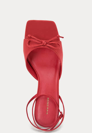 Bow Low heel Strap Sandal