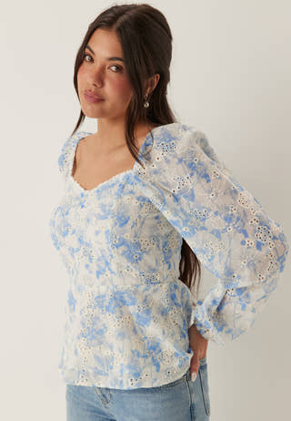 Broderie Anglaise Blouse