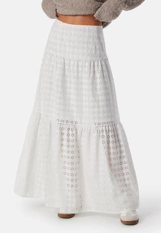 Broderie Anglaise Maxi Skirt