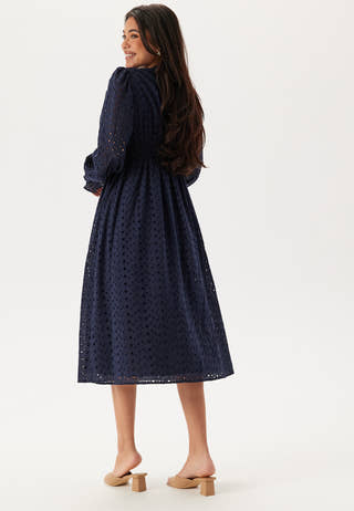 Broderie Anglaise Midi Dress