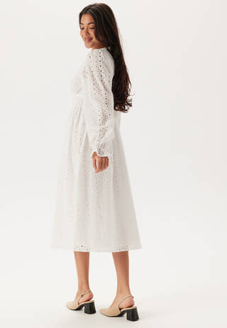 Broderie Anglaise Midi Dress