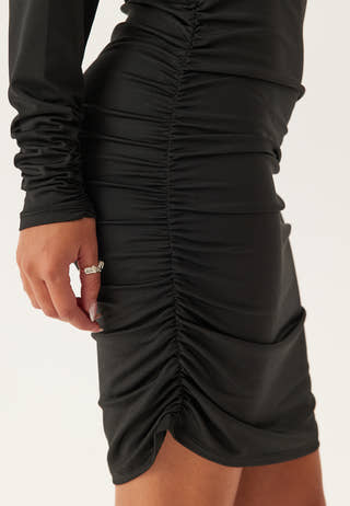 Draped Mini Dress