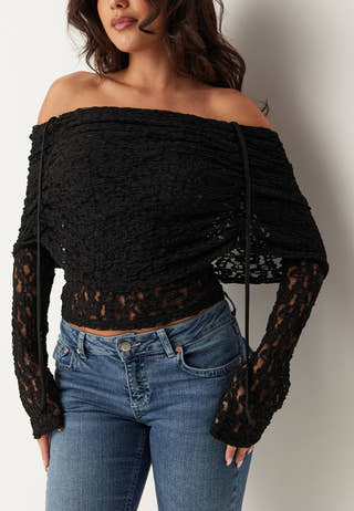 Drapy Lace Top