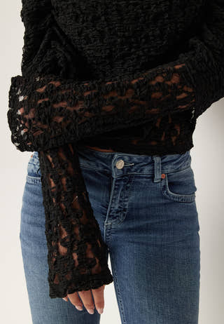 Drapy Lace Top