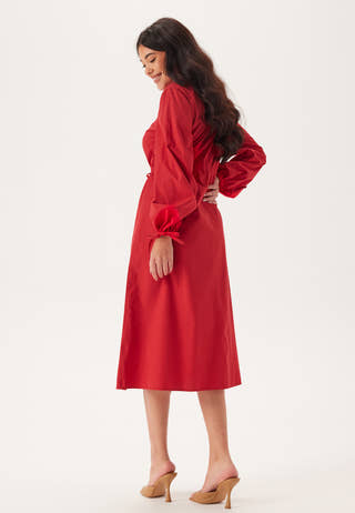 Drawstring Cotton Dress