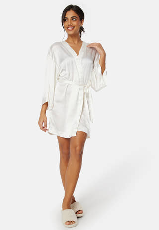 Bride Satin Kimono Robe