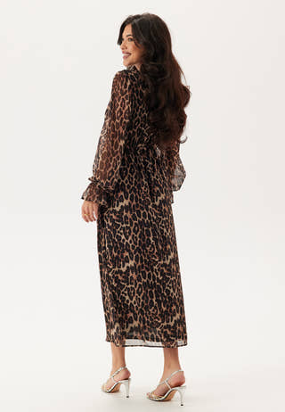 Flounce Midi Dress