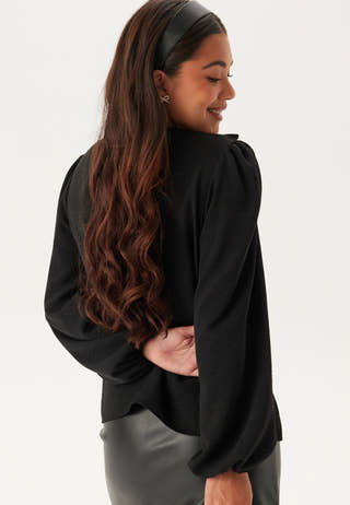 Frill Detail Puff Sleeve Blouse