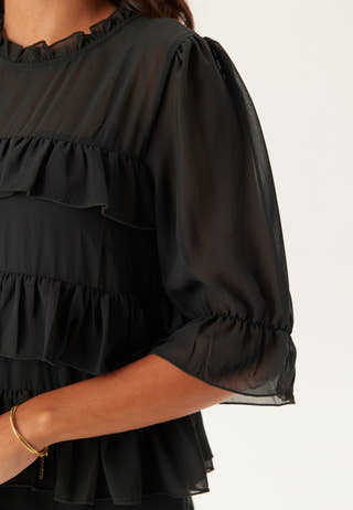 Frill Short Dress