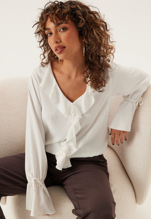 Frill Tie Blouse