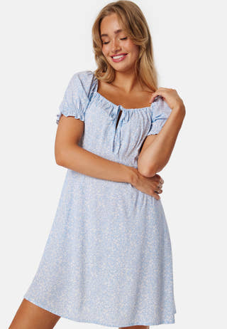 Front Tie Short Dress