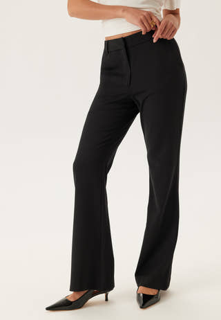 High Waist Flared Suit Trousers