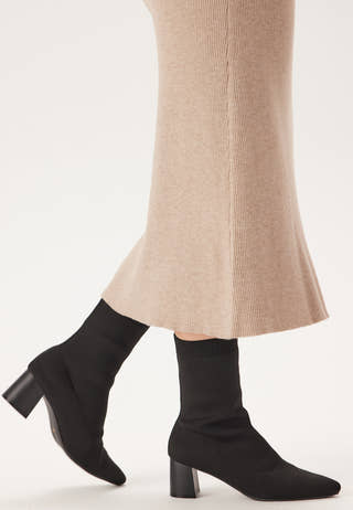 Knitted Ankle Boot