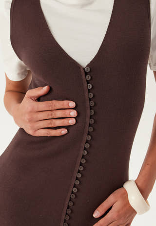 Knitted Vest Dress