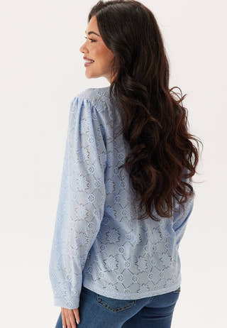 Long Sleeve Button Blouse