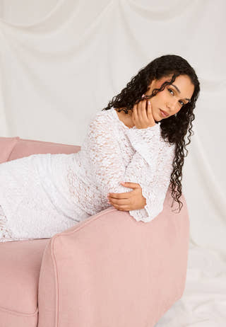 Long Sleeve Lace Top