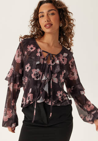 Mesh Frill Top