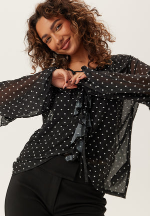 Mesh Frill Top