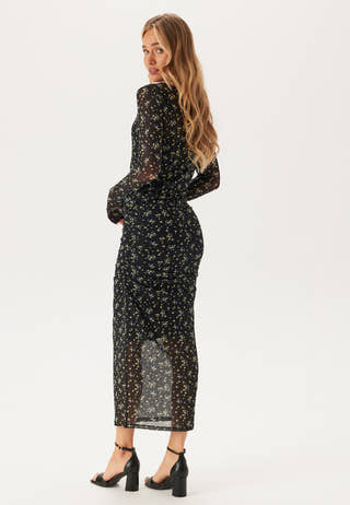Mesh Midi Dress