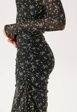 Mesh Midi Dress