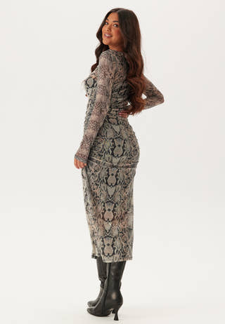 Mesh Midi Dress