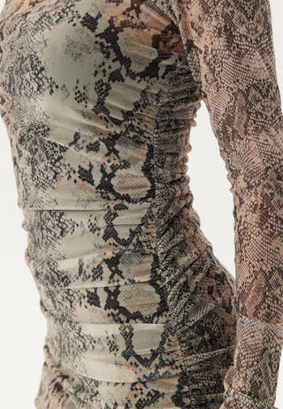 Mesh Midi Dress