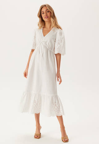 Midi Broderie Anglaise Dress