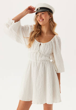 Diamond Neck Dress