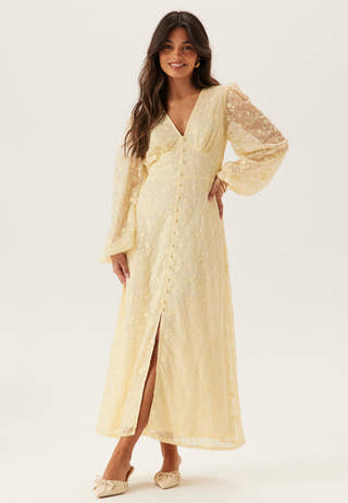 Embroidered Midi Dress