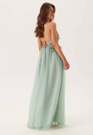 Floral tulle Gown