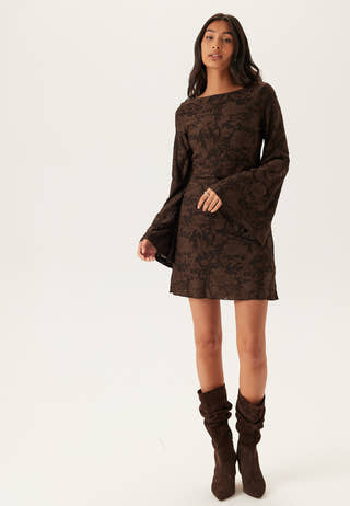Jacquard Stretch Short Dress