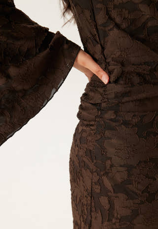 Jacquard Stretch Short Dress