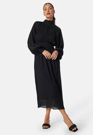 Structured Bow Midi Dress